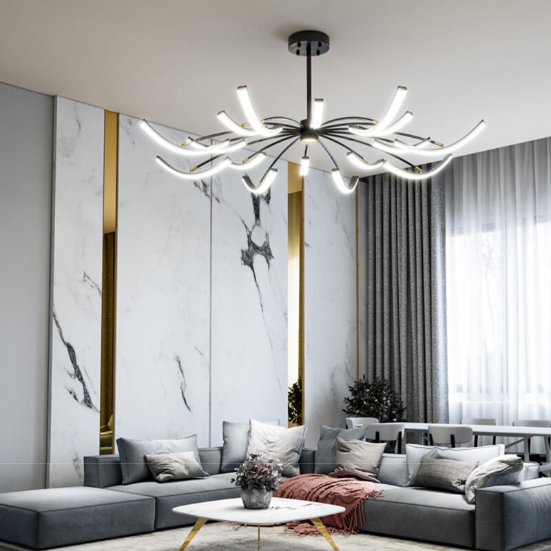 Modern Simple LED Design Suspension Chandelier Lights