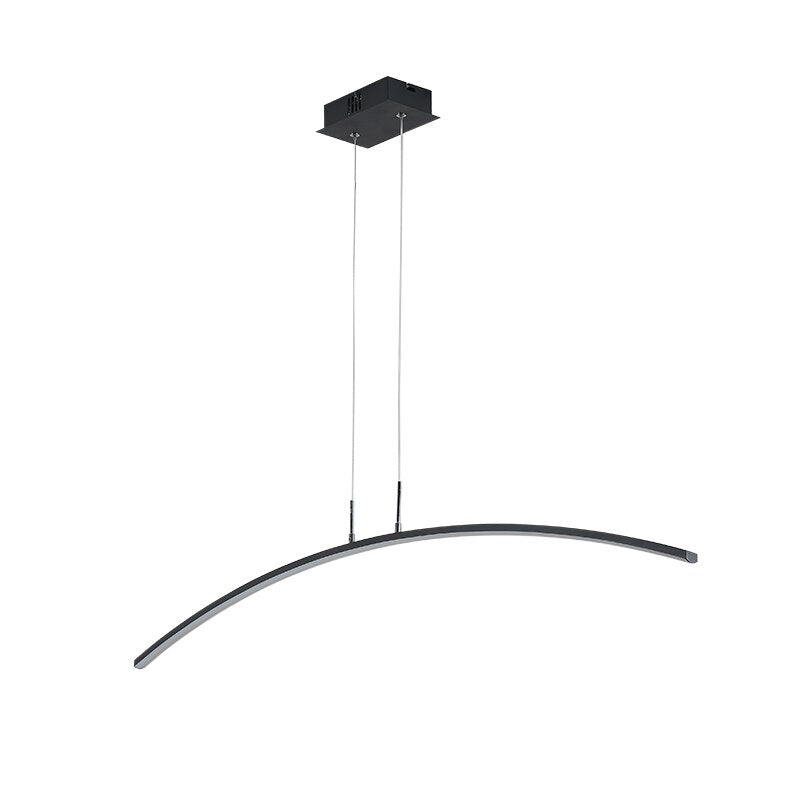 Modern Curve Line Suspension LED Pendant Lights