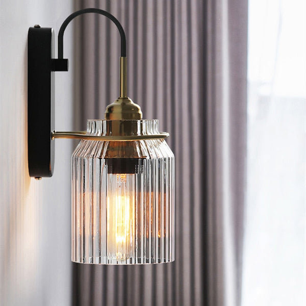 Industrial Style Glass Funnel Wall Lamps