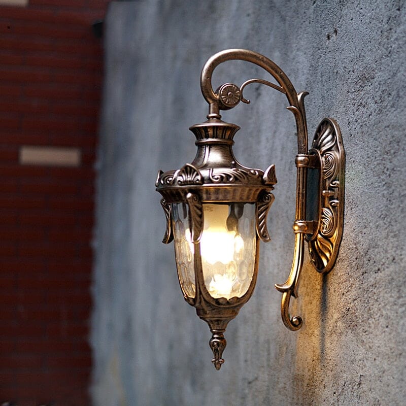 American Style Retro Waterproof Outdoor Wall Lamp