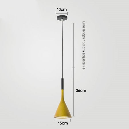 Nordic Simple Multicolor Pendant Lamp