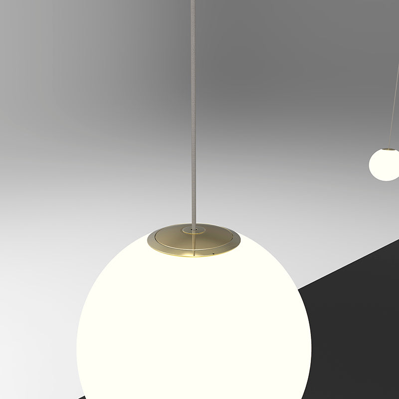 Glass Ball Single Globe Pendant Light