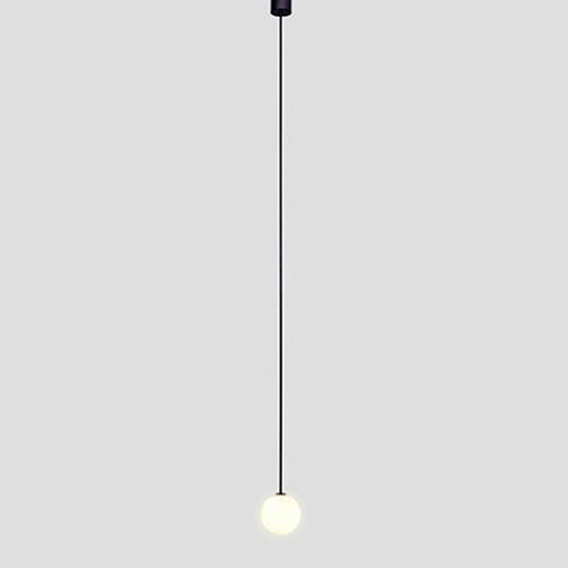 Glass Ball Single Globe Pendant Light