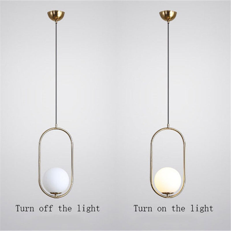 Opulent LED Luxury Glass Pendant Light