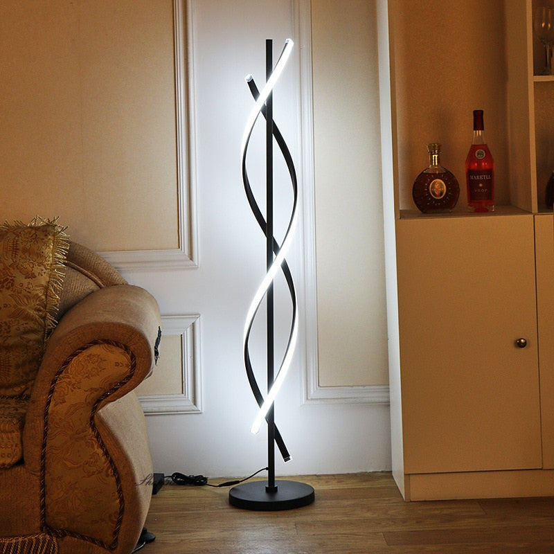 Minimalist Spiral Lamp Stand Light Floor Lamp