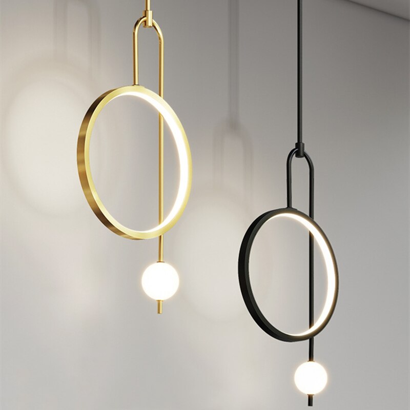 Modern Round Ring LED Pendant Lights