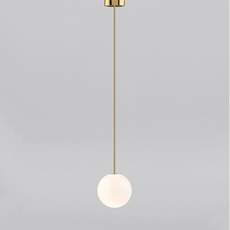 Glass Ball Single Globe Pendant Light