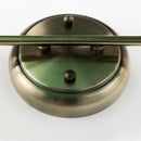 Industrial Vintage Green Banker Wall Lamp