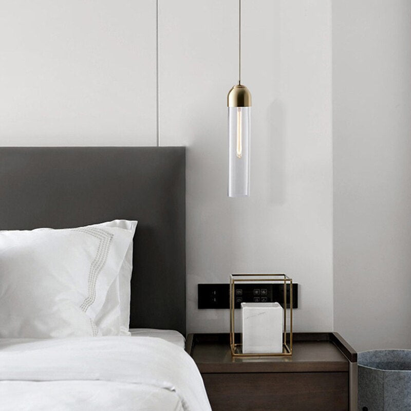 Nordic Capsule Glass LED Pendant Lamp