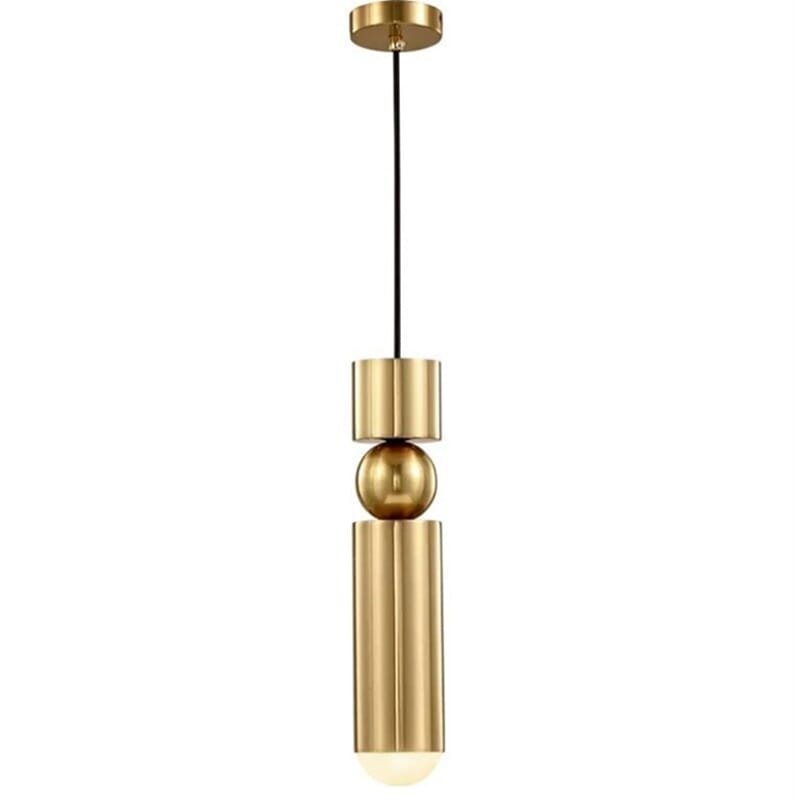 Metal Bullet Droplight Long Tube Pendant Lamp