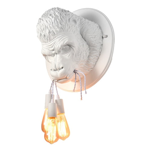 Nordic Resin King Kong Gorilla Wall Lamp