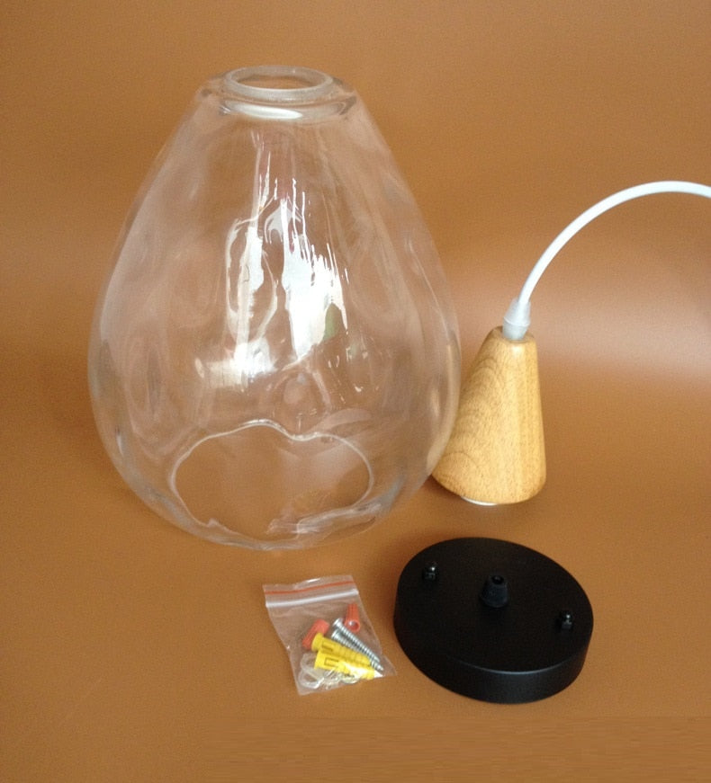 Modern Glass Water Drop Lampshade Pendant lamp