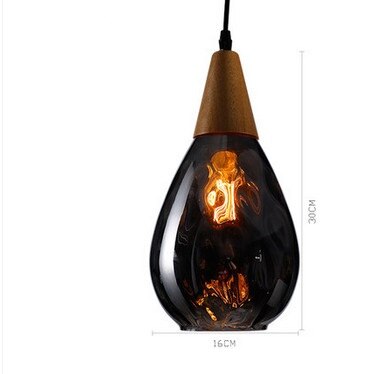 Modern Glass Water Drop Lampshade Pendant lamp