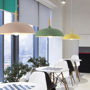 Minimalist Wood & Aluminum Pendant Light