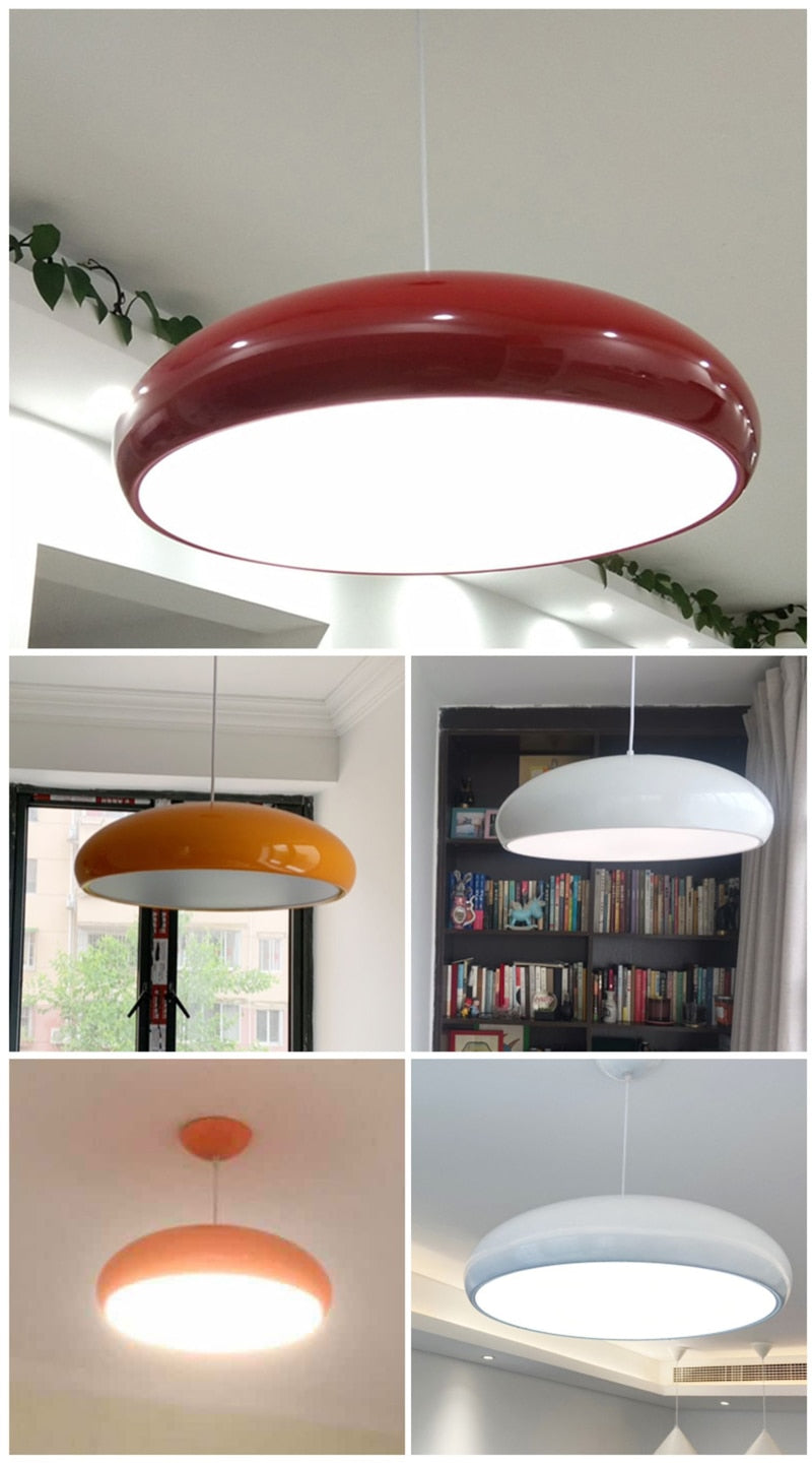 Simple Cup Aluminum Pendant Light Fixture