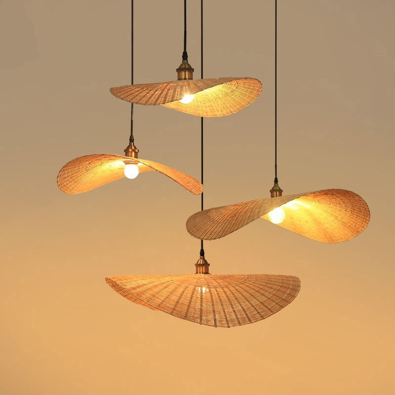 Handmade Bamboo Weaving Pendant Lamp