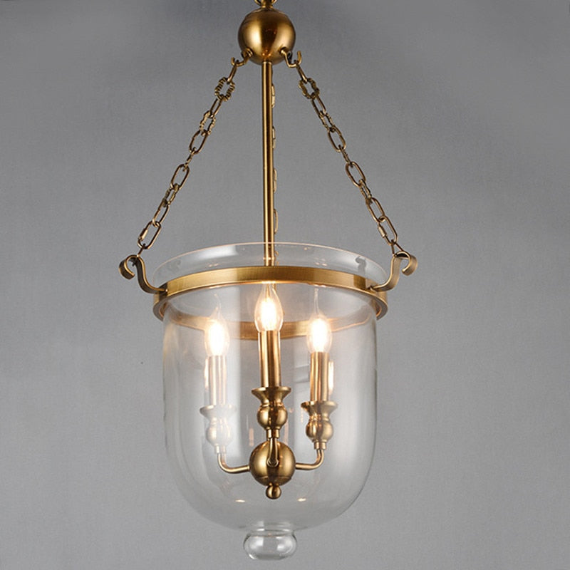 Loft Bar Candle Glass Pendant Lights