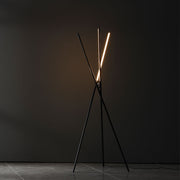 Aluminum 3-pronged Vertical Floor Lamps