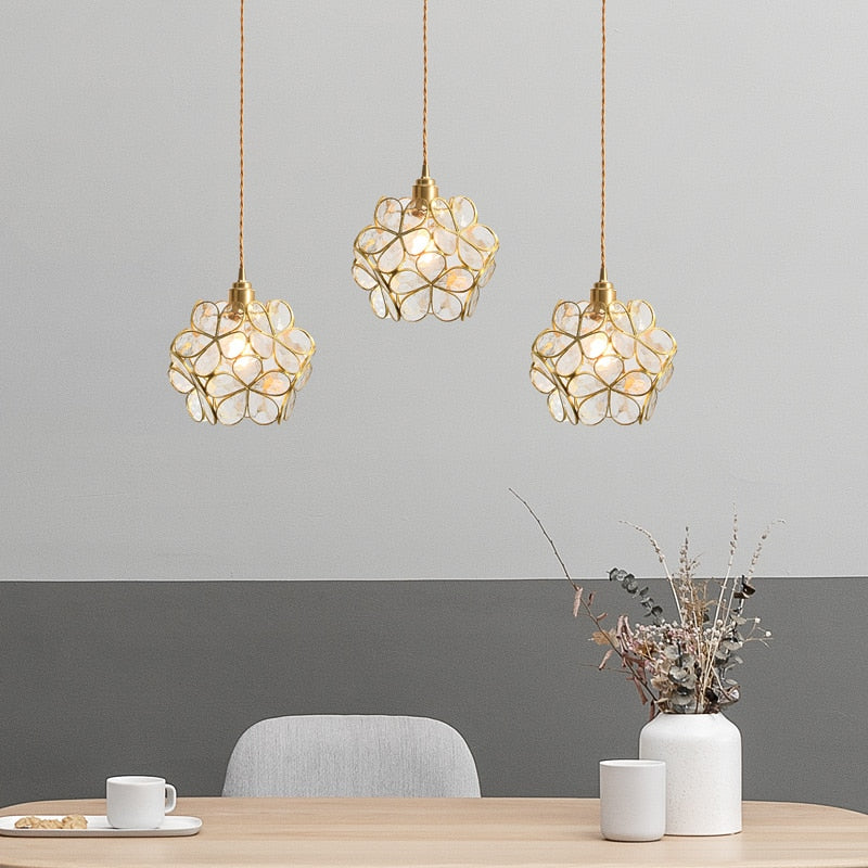 Blossom LED Pendant Light with Glass Revival