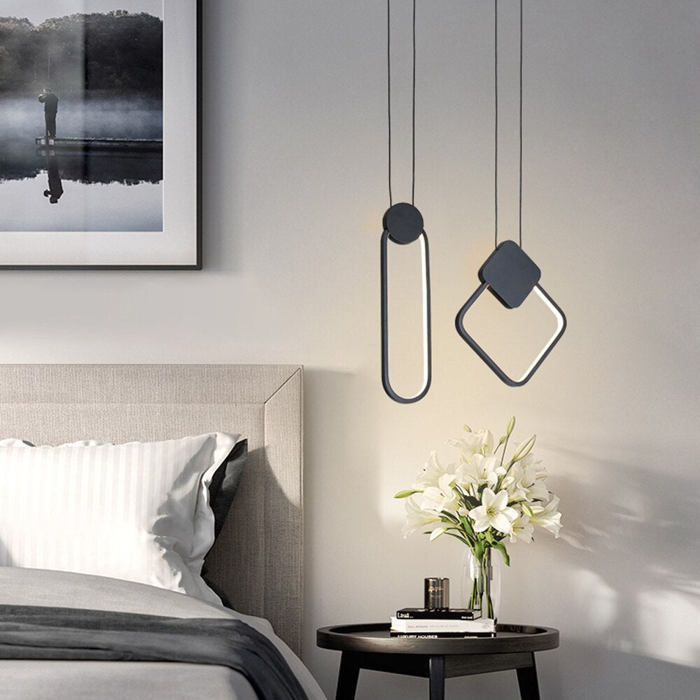 Modern Geometry Design LED Pendant Lights