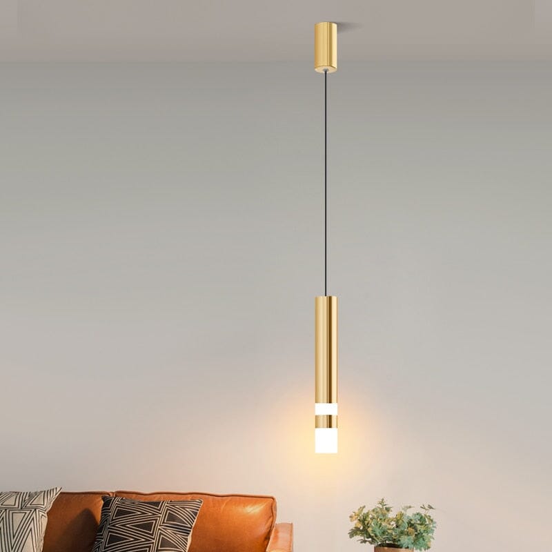 Modern Aluminum Long Tube Pendant Lights