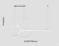 Contemporary Circular LED Ceiling Chandeliers