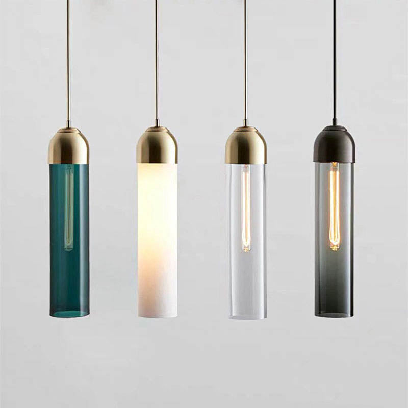 Nordic Capsule Glass LED Pendant Lamp