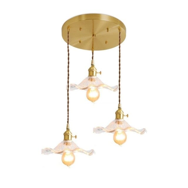 Colorful Glass Copper Edison Pendant Lamp