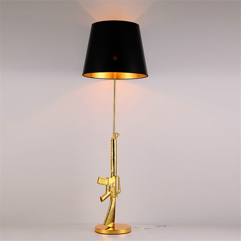 Modern Gold Gun Lamp Design Floor Lamp