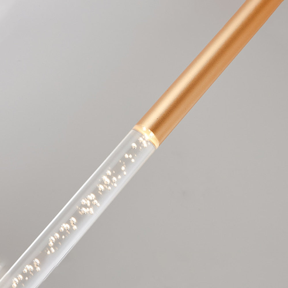 Bubble Bliss Acrylic Tube Pendant Lamp
