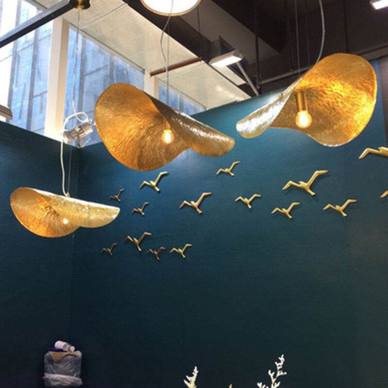 Copper Lotus Grace Nordic Pendant Lamp