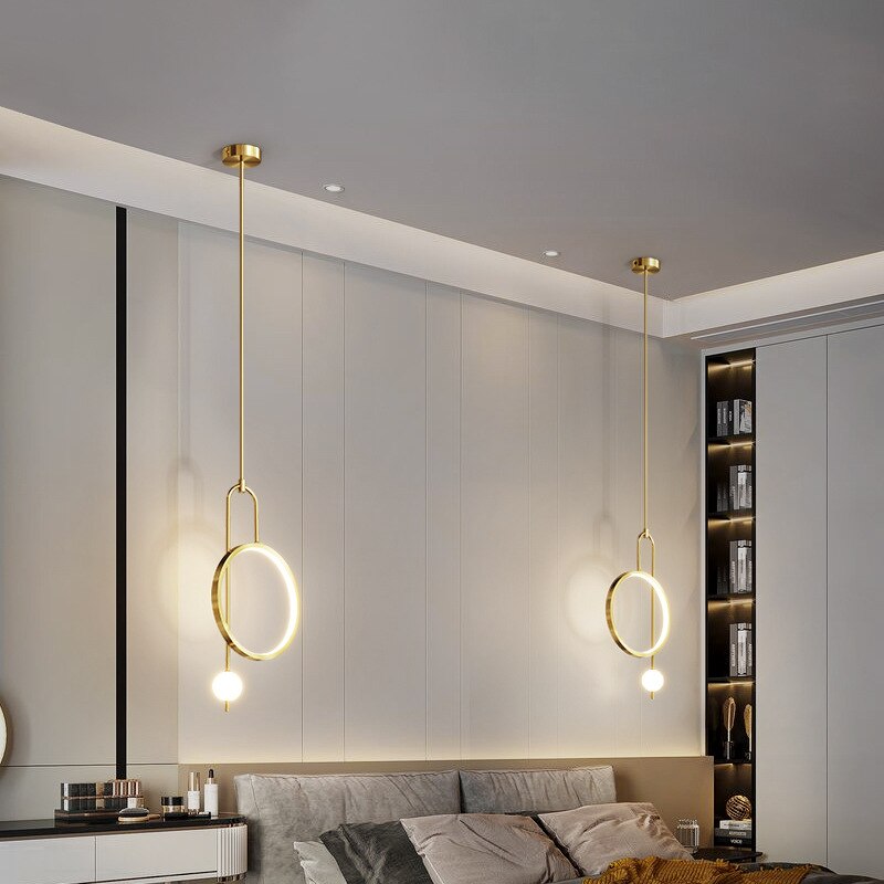 Modern Round Ring LED Pendant Lights