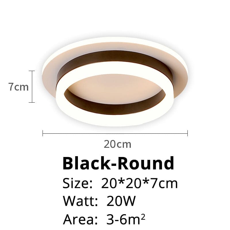 Modern Surface Mount Acrylic LED Chandelier