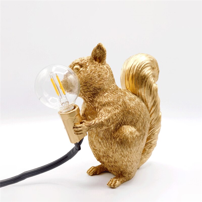 Nordic Designer Cute Squirrel Table Lamp