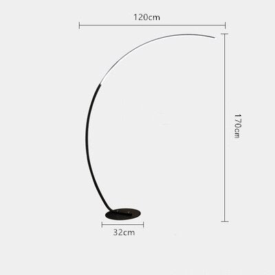 Nordic Arc Shape LED Floor Lamp