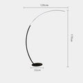 Elevate Your Space with Elegance: Nordic Arc Shape LED Floor Lamp