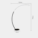 Elevate Your Space with Elegance: Nordic Arc Shape LED Floor Lamp