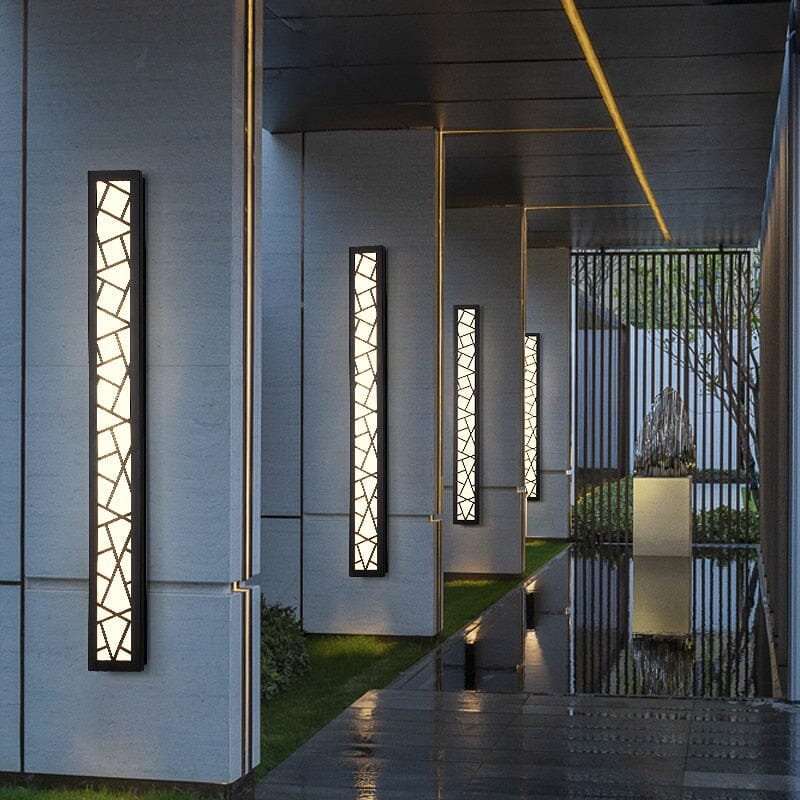 Modern Rectangle Design LED Waterproof Wall Light