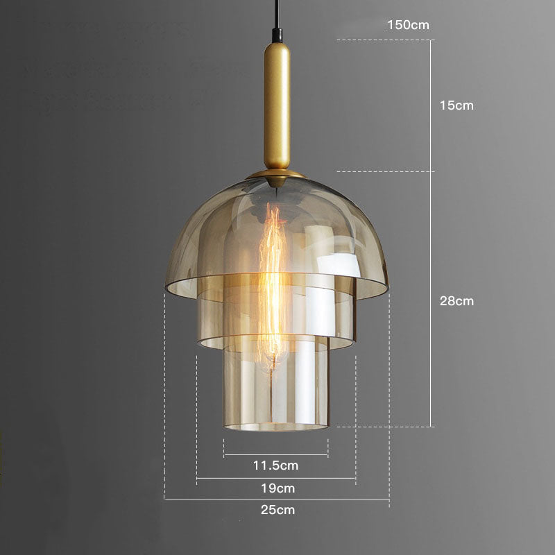 Multilayer Glass Pendant Lights