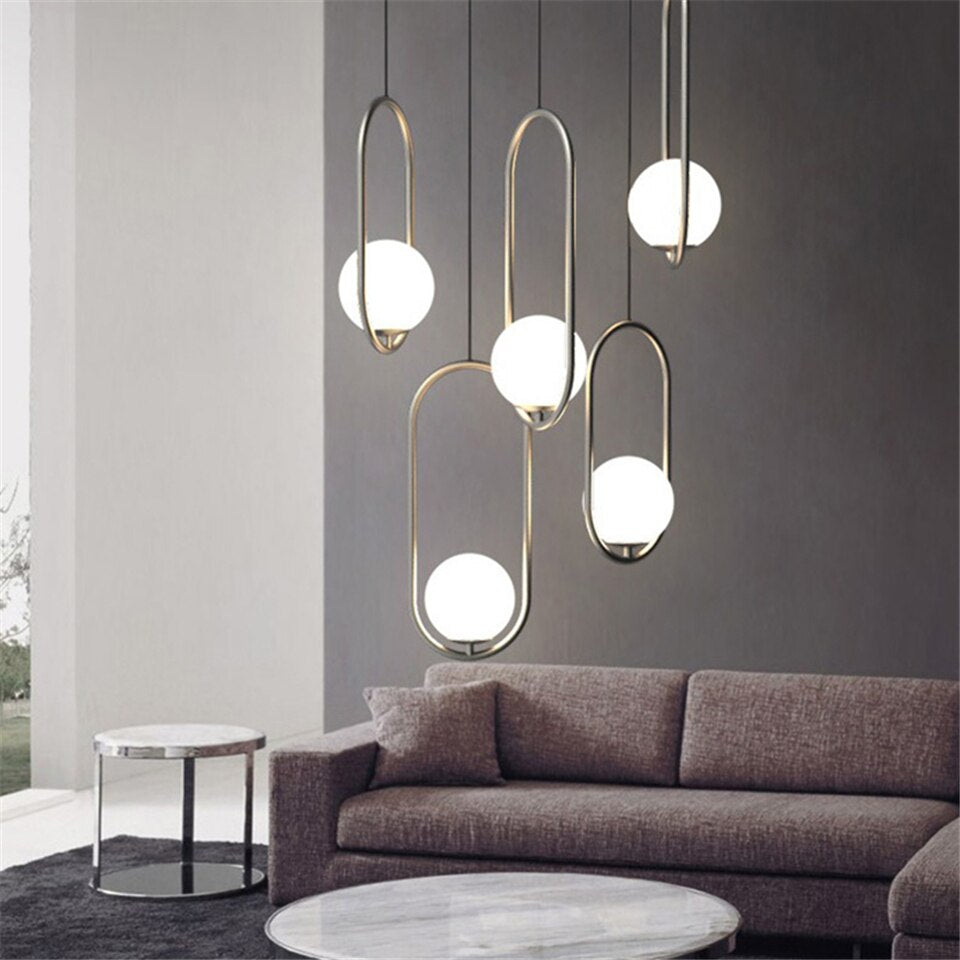 Opulent LED Luxury Glass Pendant Light