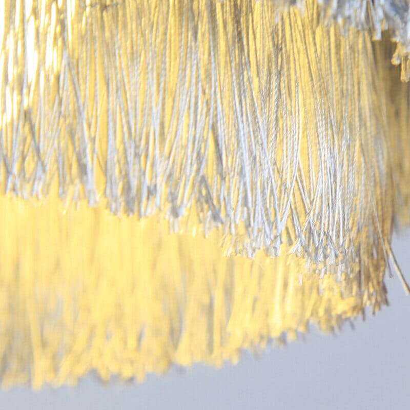 Creative Boho Fringe Round Chandelier Lamp