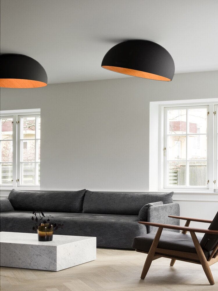 Creative Woodgrain Indoor LED Chandelier