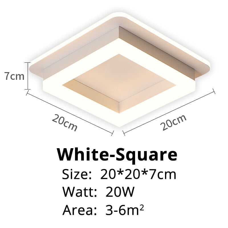 Modern Surface Mount Acrylic LED Chandelier