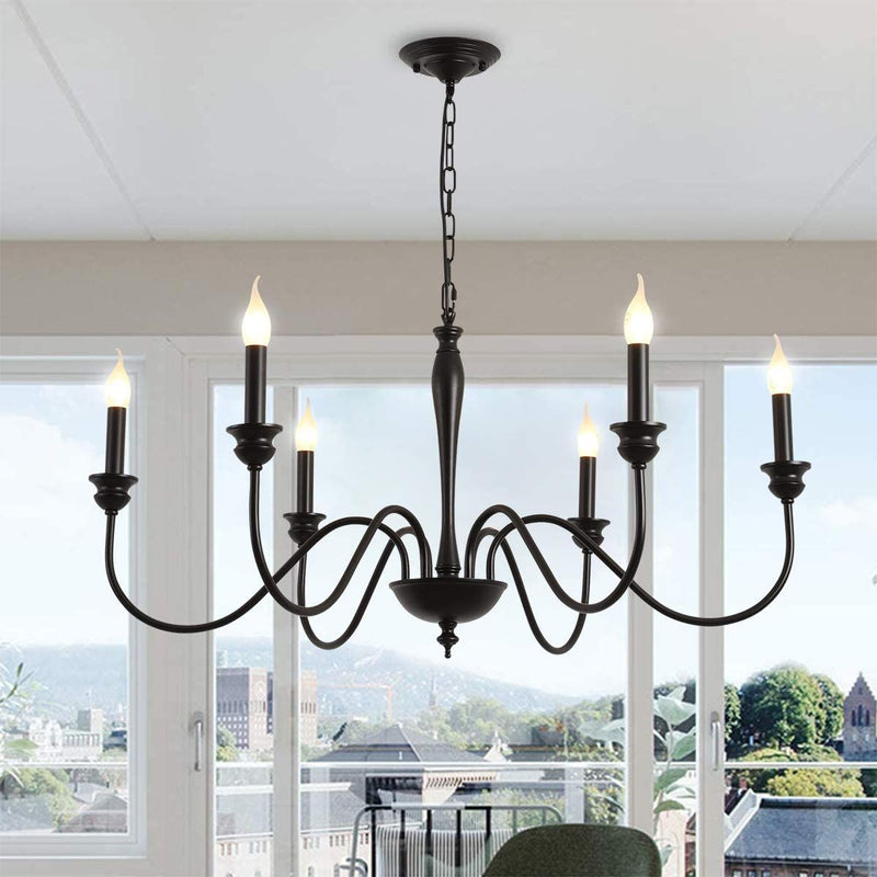 Ganeed Rustic Classic LED Iron Chandelier Light