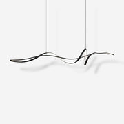 Aluminum Ribbon Shape LED Chandelier