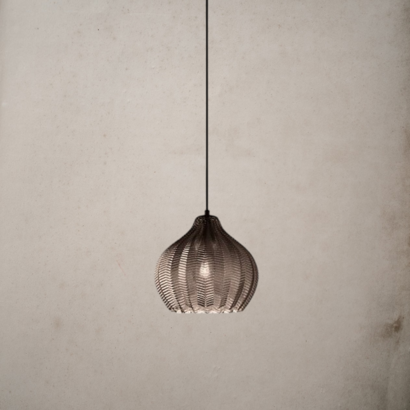 Contemporary Zigzag Glass Pendant Light