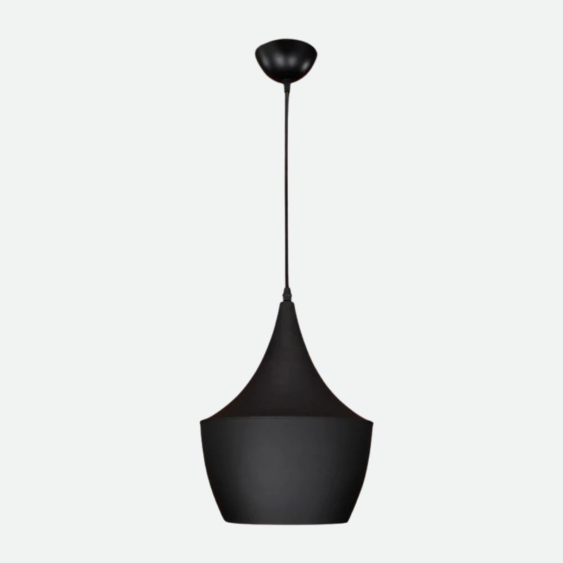 Metal Ceiling Pendant Black