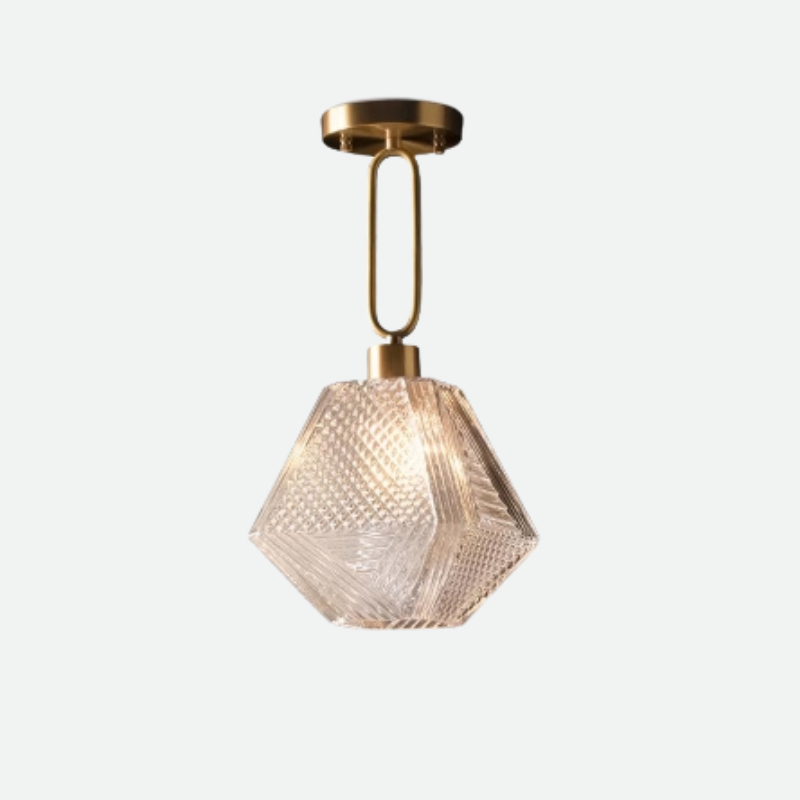 Elegance Diamond Glass Pendant Lamp