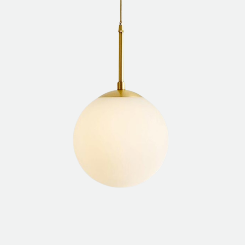 Glowing Sphere Long Stick Pendant Lamp