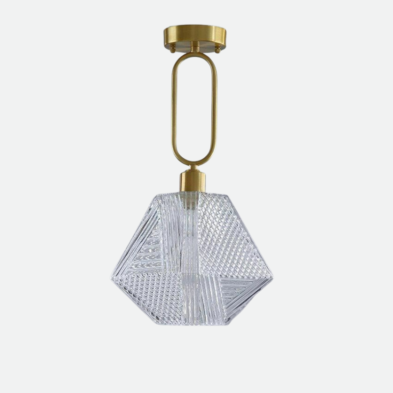 Elegance Diamond Glass Pendant Lamp
